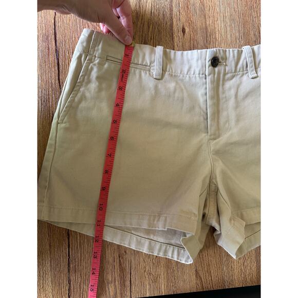 Ralph Lauren Sport Vtg Low Rise Khaki Shorts Size 4 - Picture 7 of 9